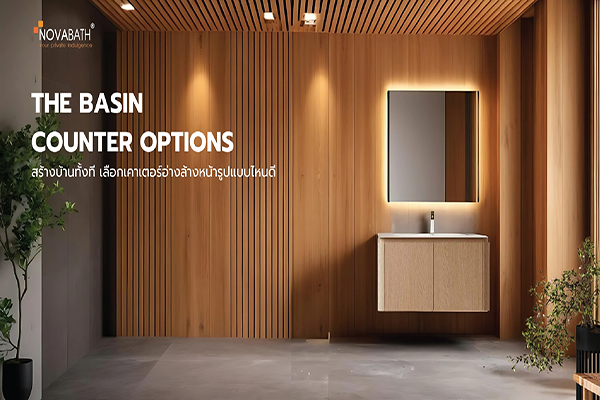 The Basin Options สร้างบ้านทั้งที เลือกเคาเตอร์อ่างล้างหน้ารูปแบบไหนดี